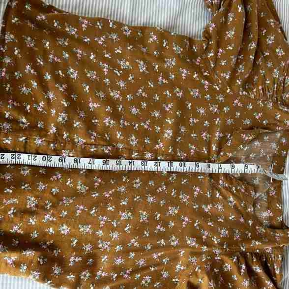 Floral Brown Dress